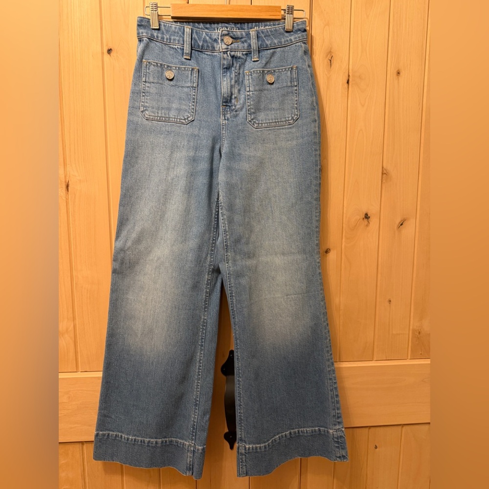 J. Crew Blue Wide-Leg Jeans 26p